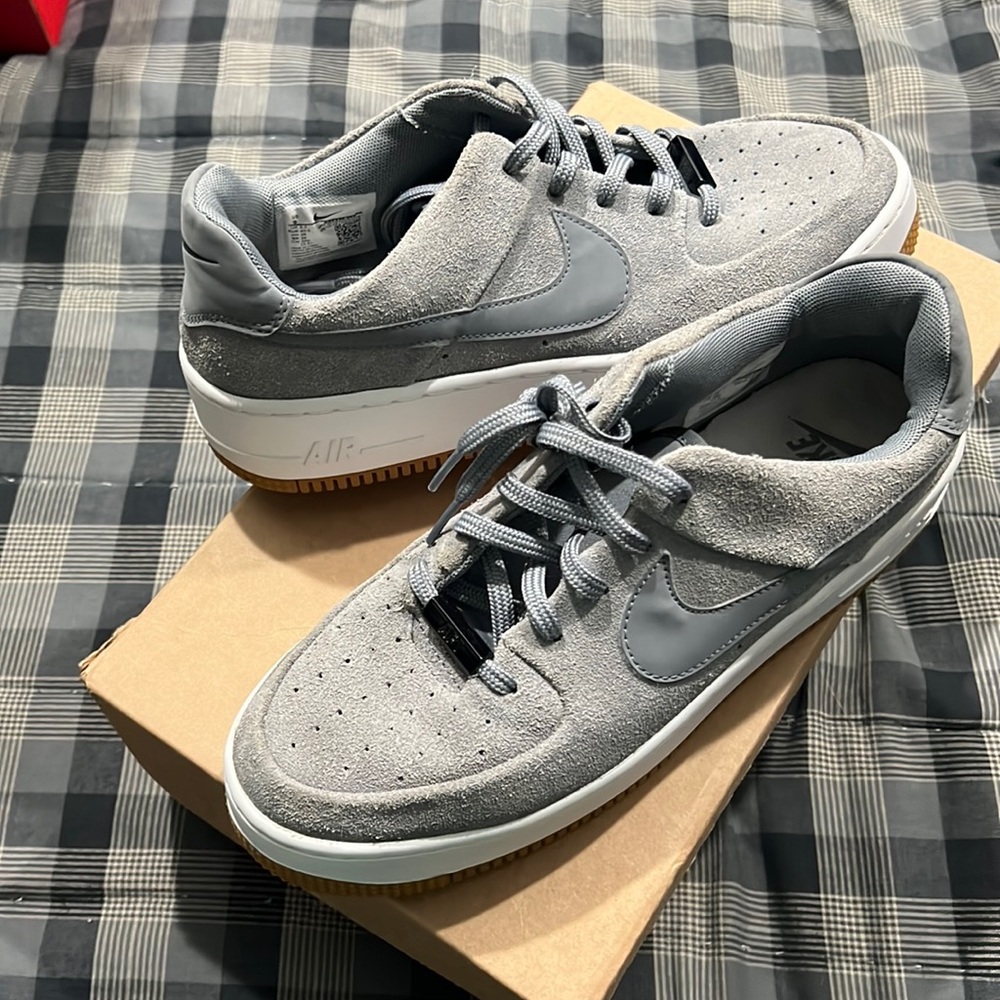 Nike Gray Suede Women's Shoes